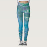 Leggings Acuarios de Claude Monet Bella Artes Pintura<br><div class="desc">Hermosa obra maestra de Claude Monet - Water Lilies desde su jardín en Giverny,  Francia. Una de las pinturas artísticas más famosas de la historia del arte y un bello ejemplo de impresionismo. Esta es realmente una maravillosa obra de arte y un gran regalo para los amantes del arte.</div>