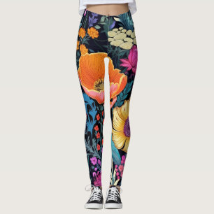 Leggings AD 009 - Estampado digital floral