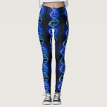 Leggings ADN ID Blue Medical Science<br><div class="desc">Un diseño fresco,  moderno y divertido inspirado en la ciencia médica. ¡El regalo perfecto para todos los médicos,  enfermeras,  científicos,  profesores de ciencias,  técnicos de laboratorio,  estudiantes de ciencias,  en resumen,  cualquier experto en ciencia en tu vida (y eso te incluye)! Diseñado por Science Geekness© en http://www.zazzle.com/sciencegeekness*</div>