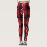 Leggings ADN ID Red Science<br><div class="desc">Un diseño fresco, moderno y divertido inspirado en la ciencia. ¡Un regalo perfecto para todos los médicos, enfermeras, estudiantes de medicina, científicos, profesores de ciencias, técnicos de laboratorio, estudiantes de ciencias, en resumen, cualquier experto en ciencia de tu vida (y eso te incluye)! Diseñado por Science Geekness© en http://www.zazzle.com/sciencegeekness*</div>