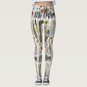 Leggings Adolphe Millot Dark Academia Vintage Pluma de Ave