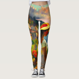 Leggings Adoptar el arte con cada paso