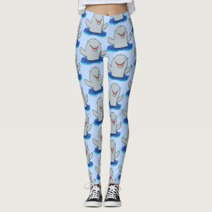 Leggings Adorable feliz ilustracion personalizado de marsop