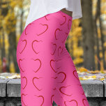 Leggings Adorable Rosa Patrón de Corazones de Amor Rosa<br><div class="desc">Negrita y activa: ¡Trae una ráfaga de amor a tu ropa activa con estas coloridas leggings de los corazones de amor! Diseñadas para las mujeres que aman el fitness y el aire, estas leggings ofrecen la combinación perfecta de estilo y confort. Ya sea que estés en el gimnasio, corriendo o...</div>