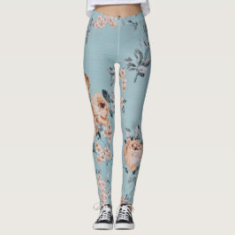 Leggings Adorando flores - Piernas