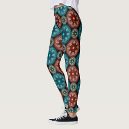 Leggings Adorno colorido con volantes