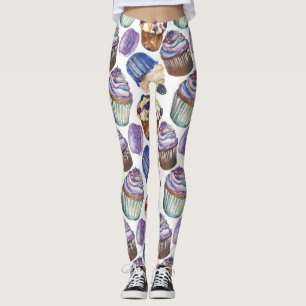 Leggings Adornos de color agua
