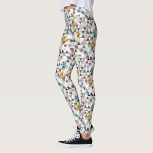Leggings Adventure Time   Triangular Character Pattern