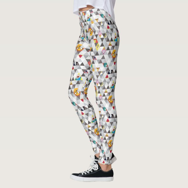 Leggings Adventure Time | Triangular Character Pattern (Izquierda)