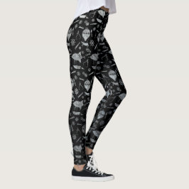 Leggings Aeronaves Steampunk Silver Zinc