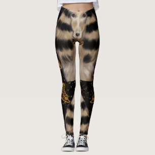LEGGINGS AFGHAN HOUND ORO