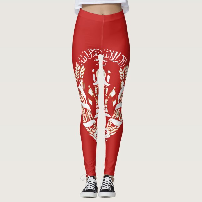 Leggings Afghanistan Flag Emblem (Anverso)