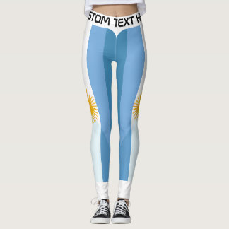 Leggings Aficionado Personalizado de Fútbol de Argentina