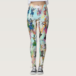 Leggings African Feast: Rhythms of Unity 