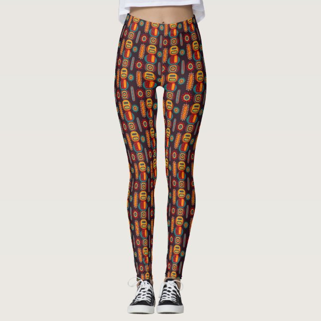 Leggings African Love - Power yoga Ir (Anverso)