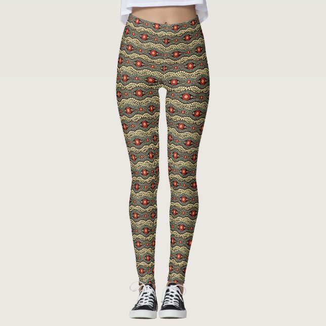 Leggings African Love - Power yoga Ir (Anverso)