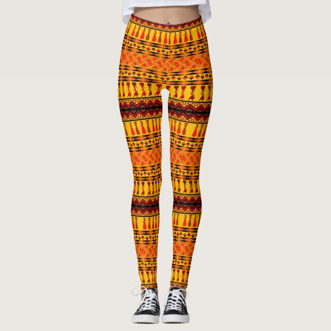 Leggings African Love - Power yoga Ir (Anverso)