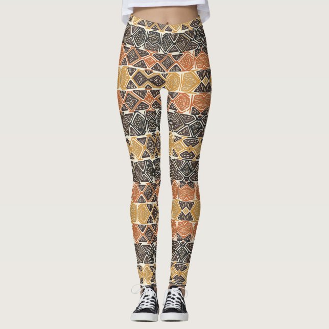 Leggings African Love - Power yoga Ir (Anverso)