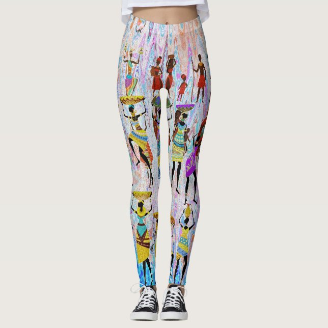 Leggings African Village  (Anverso)