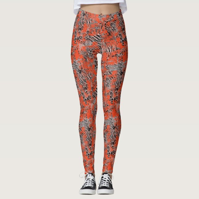 Leggings Africano, tribal. (Anverso)