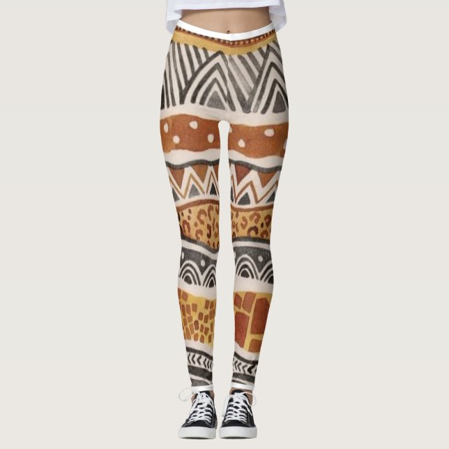 Leggings Afro Excéntrico RopaJefe (Anverso)