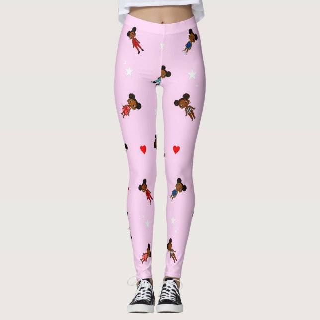 Leggings Afro Puff (Anverso)