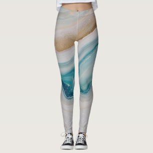 Leggings Agate Seascape