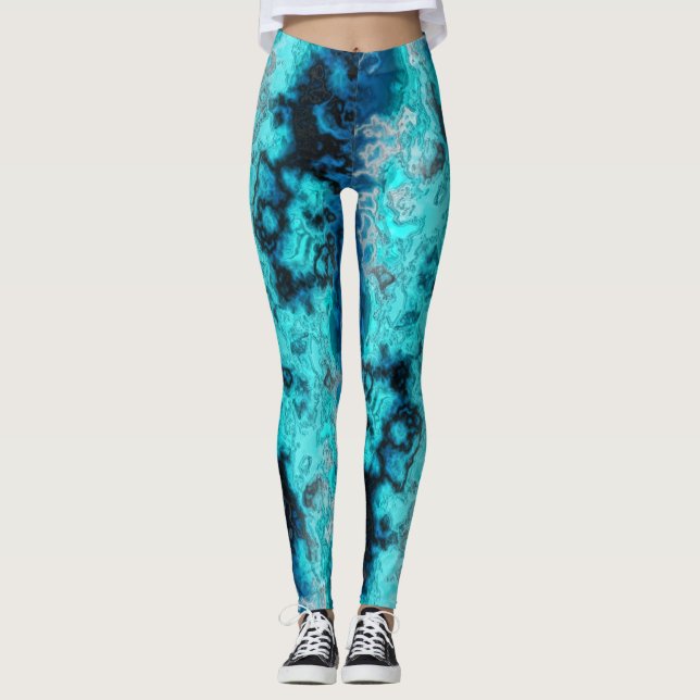 Leggings Agato azul (Anverso)