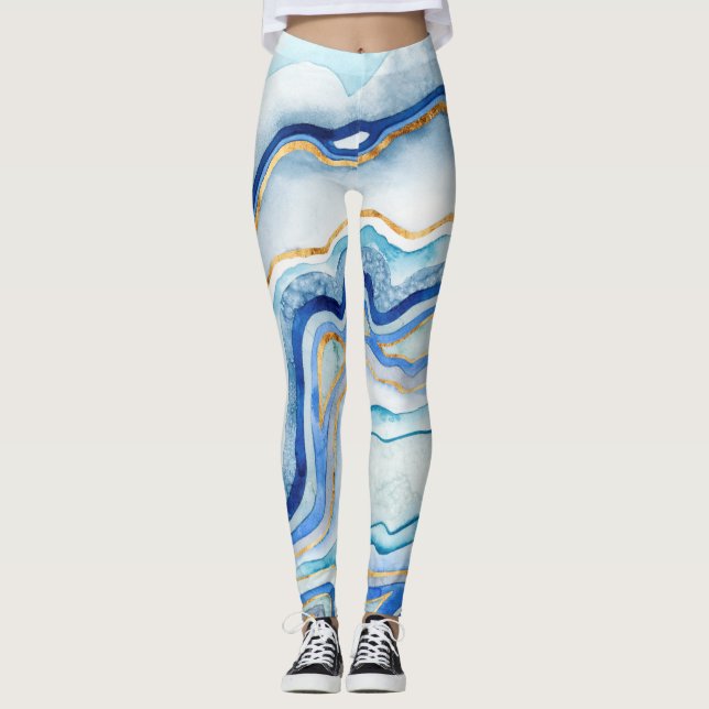 Leggings Agato de cobalto II (Anverso)