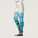 Leggings Agua azul de zafiro<br><div class="desc">Artista de color azul zafiro: Alicia Ludwig</div>