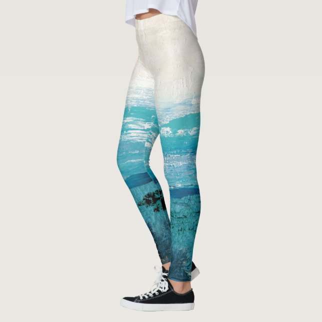 Leggings Agua azul de zafiro (Izquierda)