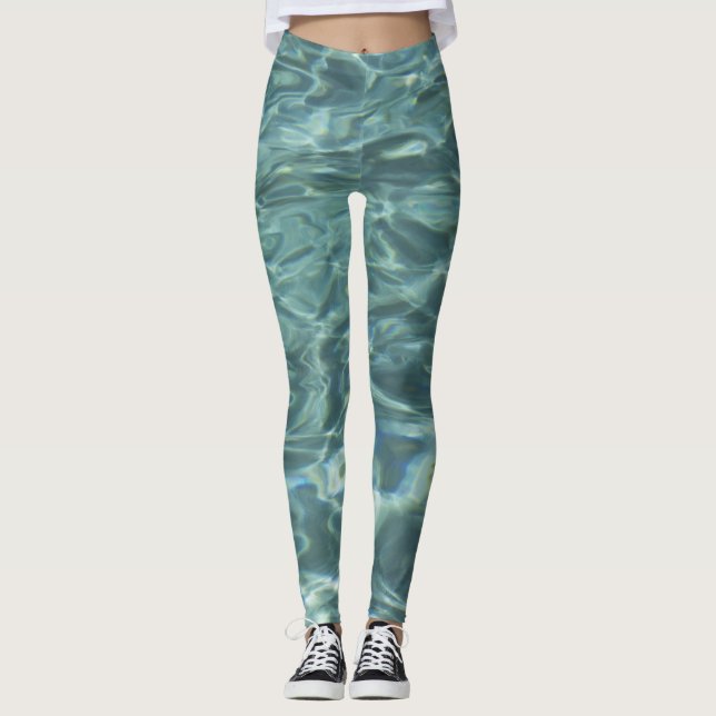 Leggings Agua azul transparente (Anverso)