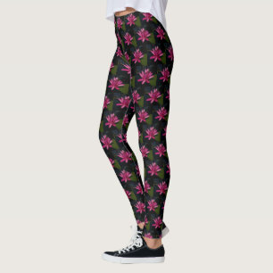 Leggings Agua de Lotus rosa caliente