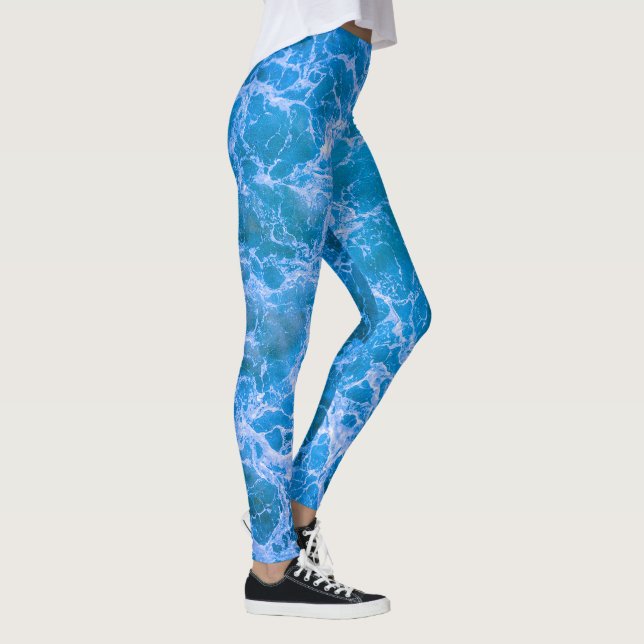 Leggings Agua de Océano Azul (Derecha)