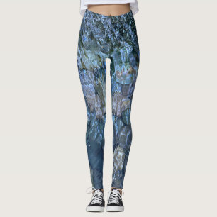 Leggings Agua de ripazo, brook, vapor, piedras submarinas