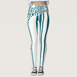 Leggings agua oscura flujo orgánico moderno rústico