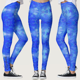 Leggings Agua tropical de Yelapa con estampado 0819