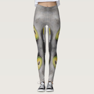 Leggings Aguacate Art Moderno Todavía Vida Desayuno Helado