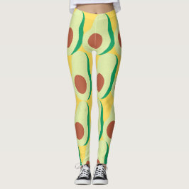 Leggings Aguacate y piernas amarillas