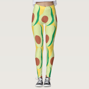 Leggings Aguacate y piernas amarillas