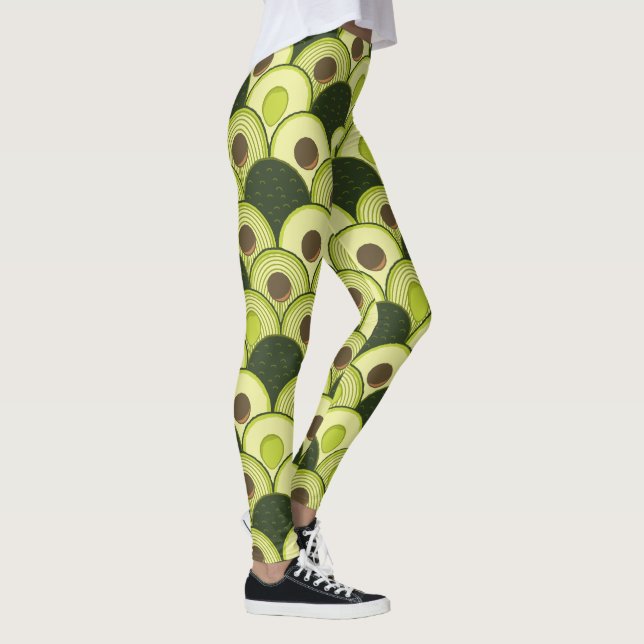 Leggings aguacates en polainas del art déco (Derecha)