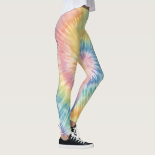 Leggings Aguada Pastel Arcoíris Tie Dye