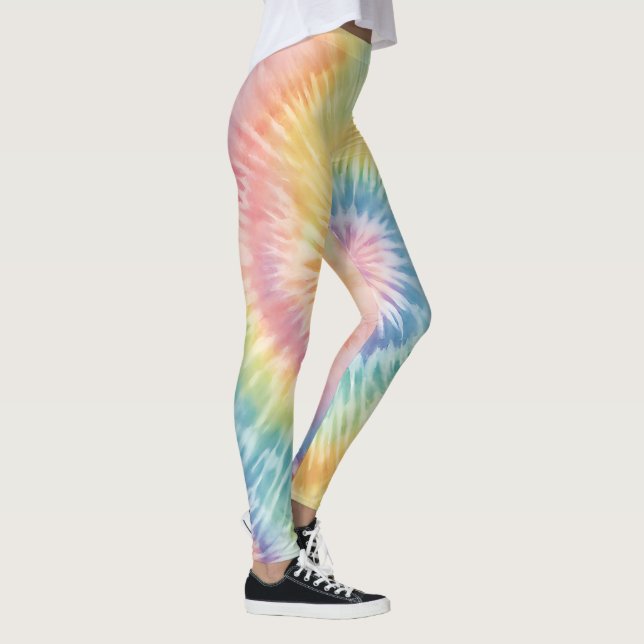 Leggings Aguada Pastel Arcoíris Tie Dye  (Derecha)