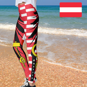 Leggings Aguila austriaca y patriotas de la moda/deportes d