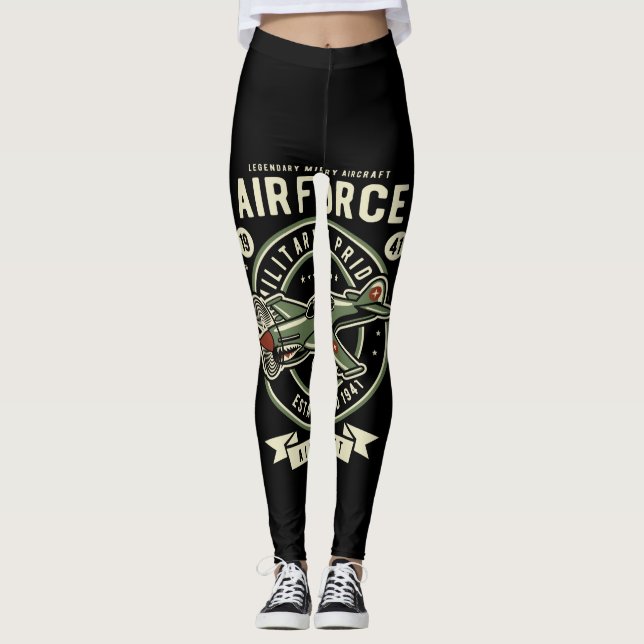Leggings air force military pride aircraft (Anverso)