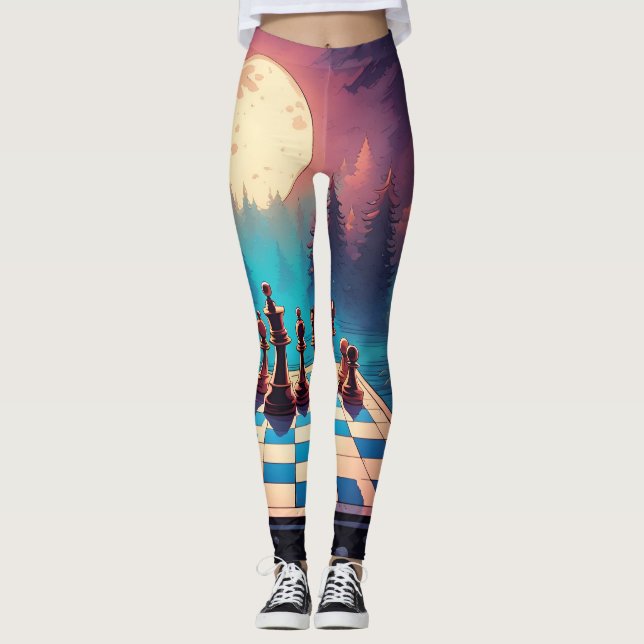 Leggings Ajedrez (Anverso)