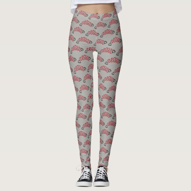 Leggings Ajuste de la aptitud de la banda de resistencia de (Anverso)