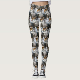 Leggings Akita deja que nieve Navidades
