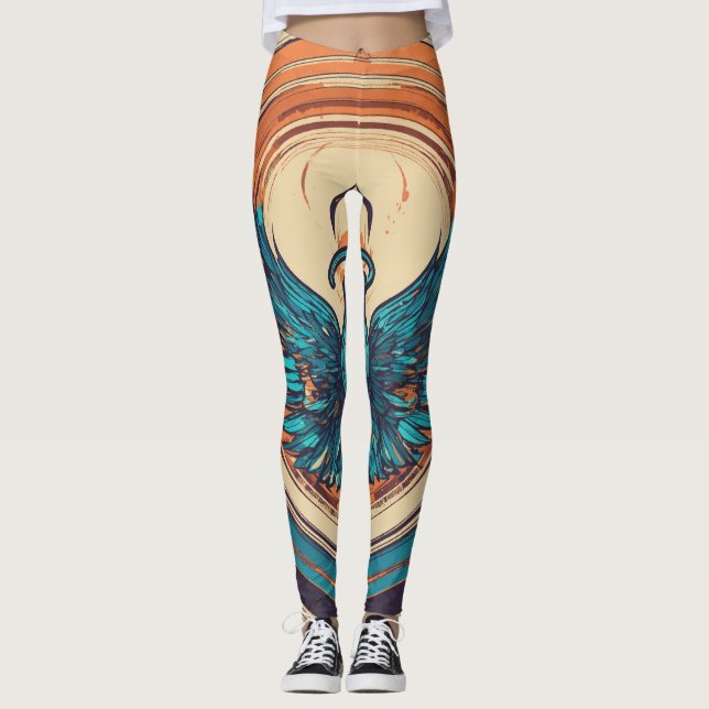 Leggings "Alas en movimiento" (Anverso)