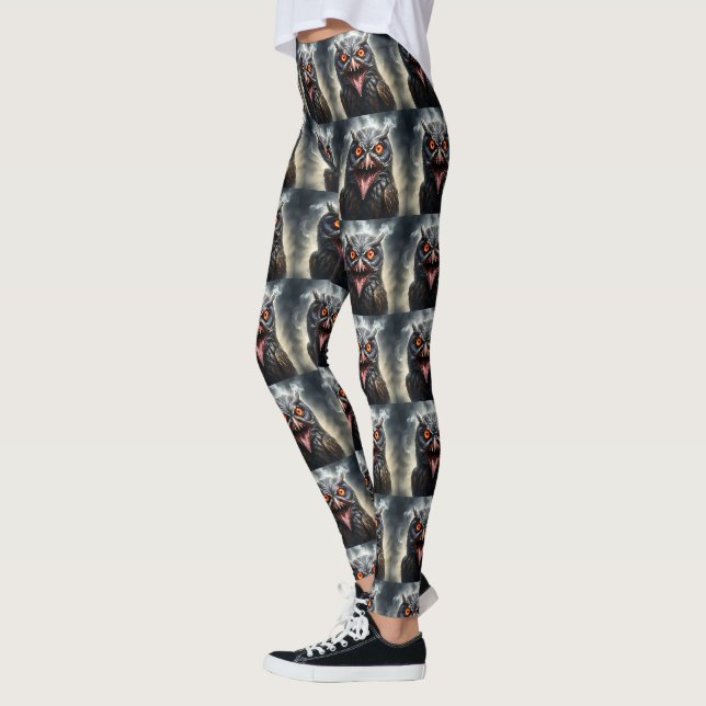 Leggings "Alas Pesadillas: La Lechuza de Vampiro Falgada" (Izquierda)